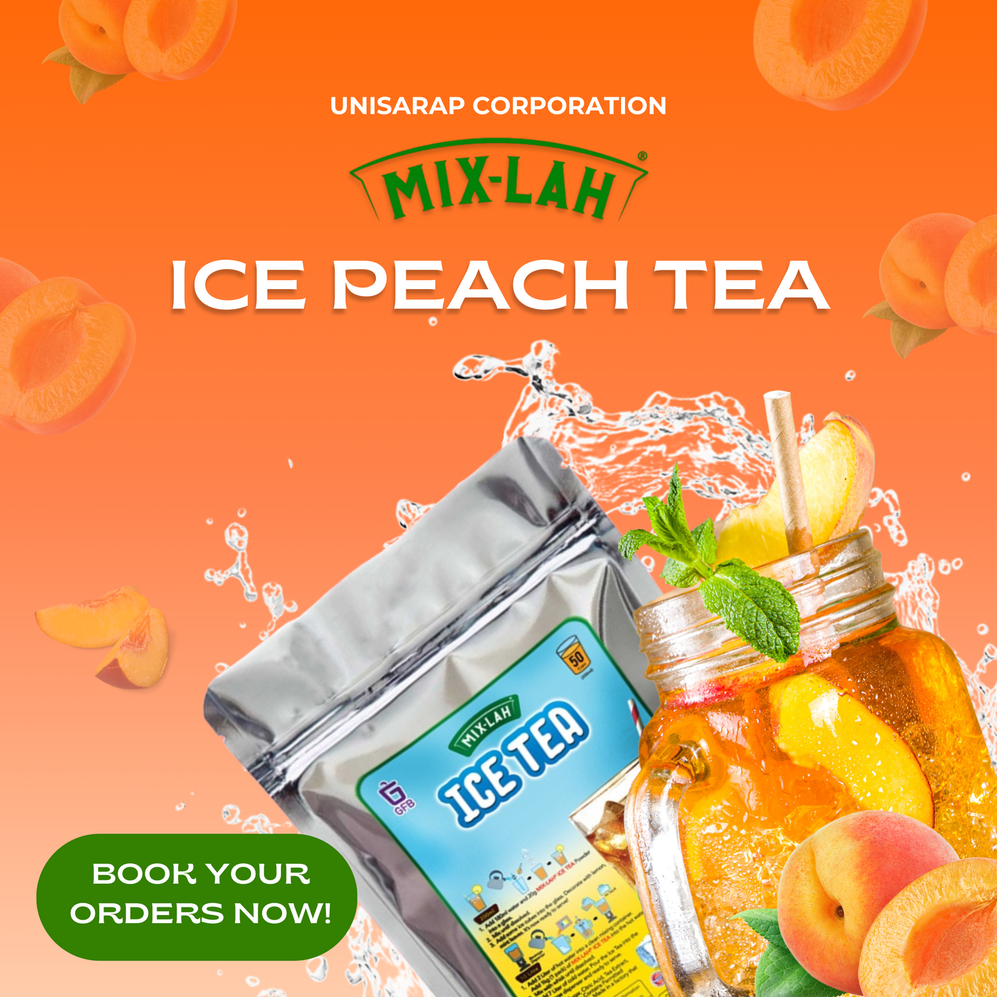 Mixlah Ice Peach Tea